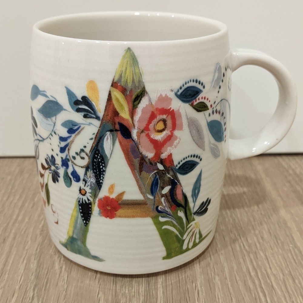 Anthropologie "A" mug
